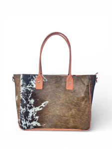 Sac fourre-tout en cuir véritable à poils, pour femme, de créateur, haut de gamme, multifonction, été, LHTB-0092 - Product Image 3