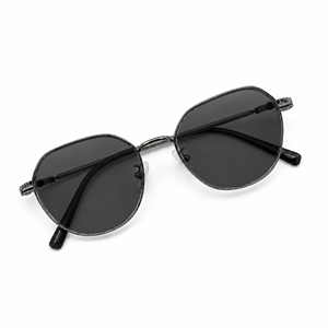 Lunettes de soleil unisexes carrées en métal à monture intégrale avec verres en résine anti-lumière bleue Lutein UV420 pour la lecture et le quotidien - Product Image 1