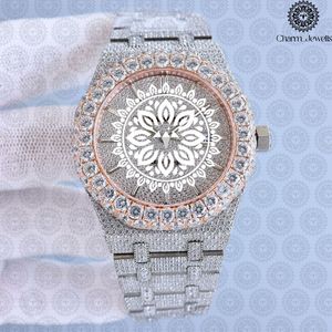 Reloj de Lujo para Mujer Charm_Jewells, Caja Redonda de Acero Inoxidable de 38 mm, Movimiento de Cuarzo Analógico, Esfera de Cristal de Zafiro - Product Image 1