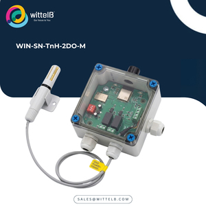Wittelb WIN-Sn-tnh-WIFI AC เซ็นเซอร์อุณหภูมิและความชื้นพร้อมรีเลย์ควบคุม mqtt over WIFI สำหรับอาคารอุตสาหกรรมระบบอัตโนมัติ - Product Image 1