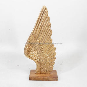 เครื่องประดับโลหะยอดนิยมรูปปั้นของขวัญเทศกาลโต๊ะพร้อมฐานไม้สำหรับตกแต่งบ้านและของขวัญอุปกรณ์ปาร์ตี้ - Product Image 2