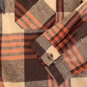 Street Style Men's Plaid <b>Flannel</b> Coat Button Closure Regular Fit Long Sleeve Stylish And Comfortable Outdoor <b>Flannel</b> <b>Jacket</b> - Product Image 4