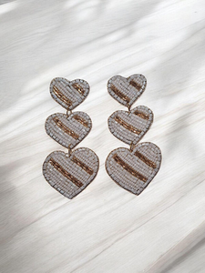 ต่างหูปักลูกปัดหลากสีสันสำหรับผู้หญิง สินค้าขายดี คอลเลคชั่นใหม่จากดีไซเนอร์ งานปักครอสติชและงานเย็บปักถักร้อย - Product Image 2