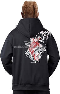 Sialkot Pakistan sweat à capuche brodé personnalisé sweat à capuche pour homme 100% coton hommes sweats à capuche basiques coton mélangé - Product Image 3