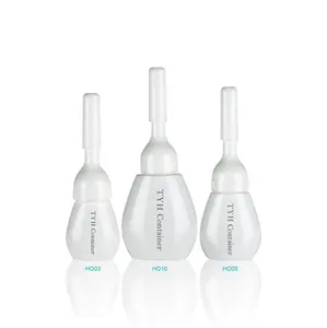 Пластиковая Косметическая ампула для сывороточной бутылки, также можно использовать для лосьона для волос, пластиковая бутылка с пипеткой, одноразовая