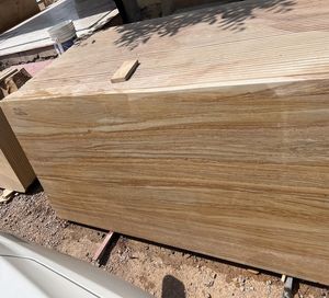Loseta de Piedra Arenisca de Teca Natural de 40 mm de Espesor para Pisos Exteriores, Revestimiento de Paredes, Caminos de Jardín y Construcción - Product Image 1
