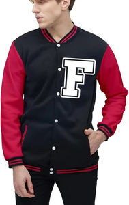 <b>Men's</b> Top Fashion Varsity <b>Jackets</b> with Stand Collar Professional Logo Printed for Winter Season Competitive Price - Product Image 2