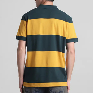 Nouveaux polos à manches courtes pour hommes avec logo personnalisé, design tendance, produit très vendu, vêtements décontractés, polos de golf pour hommes, faible MOQ - Product Image 2