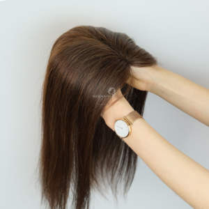 Nuevo producto de fábrica al por mayor Hair Topper Super double 100% Raw cabello vietnamita Natural Straight Siliconas-Free - Product Image 4