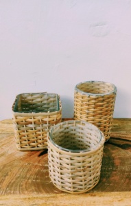 Luxury White Simple Handmade <b>Decorative</b> Multi-purpose Tall Hex Mercury Nordic Candle <b>Jar</b> with Mango Wood Lid Wholesale Christmas - Product Image 4