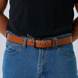 Cinturones de Cuero de Diseño para Hombre, Correas Reversibles al por Mayor, Cinturones de Lujo con Logotipo Personalizado, Suministro de Ropa Moderna B2B - Product Image 2