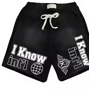 Conjunto de Camiseta y Pantalones Cortos con Diseño Personalizado, Ropa Urbana Unisex de Dos Piezas, Traje Largo Informal de Invierno, Chándal de Tela de Algodón, Moda Moderna - Product Image 6