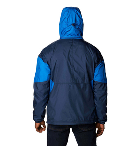 Winter Outdoor Waterproof Breathable <b>Hooded</b> <b>Rain</b> <b>Jacket</b> for Men-Camping Travel Use Front 100% Nylon Eco-Friendly Anti-Bacterial - Product Image 2