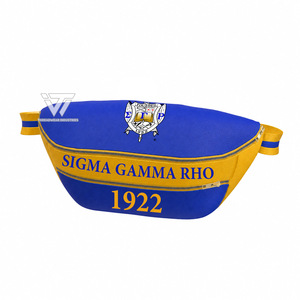 Ropa de la Hermandad Griega Sigma Gamma Rho al por Mayor, Riñonera de Cuero Bordada, Bolsa de Viaje, Estilo Moderno para Todas las Temporadas - Product Image 1