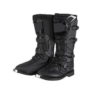 Botas de Motociclismo Unisex de Cuero, Zapatos de Montar Elegantes, Duraderos y Protectores, Diseño Touring con Capa Interior de Poliéster para Mayor Comodidad - Product Image 1