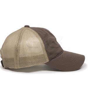 High Quality Trucker Hat Men Casual <b>Canvas</b> Mesh <b>Back</b> Outdoor Headwear Custom Made Adjustable Breathable 100% Cotton Wholesale - Product Image 2