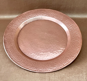 Assiette en métal acier inoxydable or rose Assiettes de présentation rondes pour assiettes de service à dessert de fête Vente en gros - Product Image 4