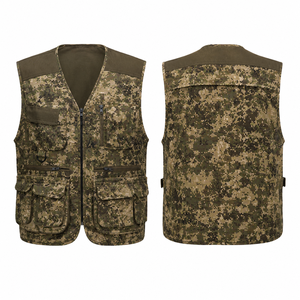 Gilet de chasse camouflage pour homme MEGAMAPLE, softshell, manches longues, respirant, polyester, décontracté, pour l'été, usage extérieur, imprimé numérique - Product Image 1