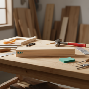 Listello in legno ILAN 700mm 14x14mm profilo quadrato per progetti artigianali - Product Image 3