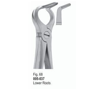คีมถอนฟันวิตร้า รุ่น Fig. 68 |   รากล่าง |   สแตนเลสสตีล |   ได้รับการรับรองมาตรฐาน CE - Product Image 1