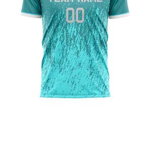 Uniforme de Fútbol Personalizado al por Mayor de Secado Rápido para Adultos, Transpirable, Corte Automatizado, Jersey de Fútbol con Nombre de Club/Equipo, 100% Poliéster, Protección UV - Product Image 5