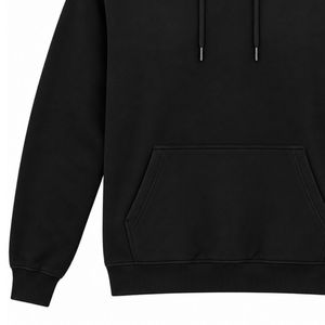 <b>Men</b> <b>Black</b> Pullover Hoodie <b>Plain</b> Long Sleeve Casual <b>Sweatshirt</b> Custom Logo Streetwear Sportswear Gym Top Shoukat Apparel Manufa - Product Image 6