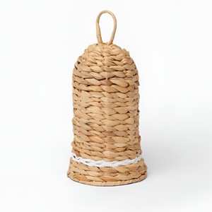 Water hyacinth hanging bells <b>mini</b> size <b>tree</b> ornaments handcrafted bell for <b>christmas</b> <b>trees</b> - Product Image 1