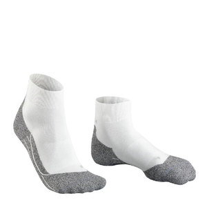 NAPA INDUSTRIES Ankle <b>Socks</b> White Gray Spandex/Cotton Moisture Wicking <b>Running</b> Sports for Adults Summer Standard Thickness - Product Image 2