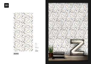 Carreaux de porcelaine émaillée de qualité supérieure, design 3D, 600x1200 - Product Image 2