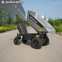 Minidumper Elettrico Rhinoceros KS450E, Capacità di Carico 450kg, Motore 1000W, Benna 0-2CBM, per Agricoltura, Foreste, Parchi e Uso Industriale