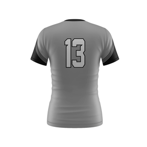 Maillot de volley-ball personnalisé, tissu polyester léger et respirant, séchage rapide, impression par sublimation, logos d'équipe. - Product Image 4