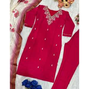 Robes de soirée élégantes et magnifiques avec dupatta haut-bas - Product Image 4