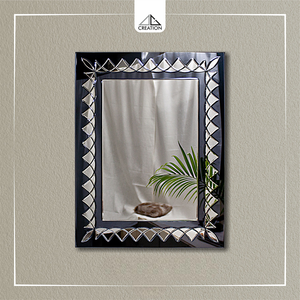 Decorative Art Decor <b>Mirror</b> with Glass Tukdi Eco-Friendly & Unbreakable Clear Reflection for Modern Interior Spaces From India - Product Image 1