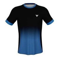 T-shirts personnalisés à transfert thermique de haute qualité, 100% polyester, manches courtes, respirants, unisexes, col en V, coupe classique, 300g, légers