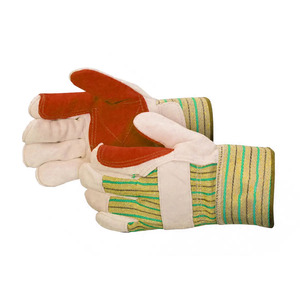 Guantes de Trabajo de Cuero Vacuno Gun Pam, Guantes de Protección para Manos de Alto Rendimiento, Resistentes, para Construcción y Jardinería - Product Image 5
