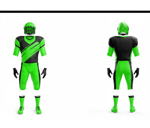 Maillots de football américain OEM, uniformes, sublimation, logo personnalisé, vêtements d'équipe |   Tenue de football d'équipe |   Vêtements de sport en polyester respirant - Product Image 4