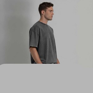 Camisetas Oversize para Hombre, Nueva Colección, Hombros Caídos, 100% Algodón Grueso, Diseño con Letras, para Verano - Product Image 1