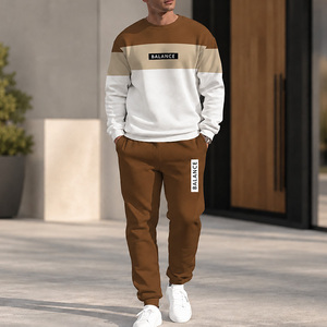 Conjunto de Sudadera con Capucha y Pantalones Casuales de Verano Unisex Personalizados, Estampado Digital, Manga Larga, Transpirable, de Secado Rápido, Color Moderno - Product Image 1