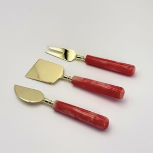 Juego de cubiertos para queso de acero inoxidable de alta calidad, adecuado para ocasiones especiales, que ofrece alta estabilidad y corte preciso. - Product Image 4