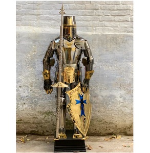 Armadura completa de metal Heroic, fabricada por un fabricante OEM, diseñada para disfraces de caballeros medievales, festivales y decoración de museos. - Product Image 6