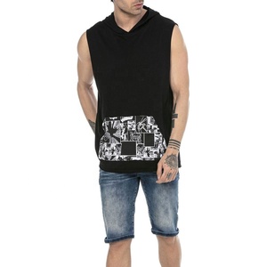 Débardeur de Sport sans manches pour hommes, Logo imprimé personnalisé, taille Plus, nouveau Style, débardeur pour entraînement, Fitness, vente en gros, - Product Image 5