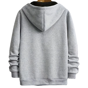 เสื้อฮู้ดดี้พิมพ์ลายสีพื้นผ้าฝ้ายฟลีซเนื้อนุ่มสบาย 100% สำหรับฤดูหนาว มีกระเป๋า ทรงบาง สำหรับผู้ชาย ผลิตในบังกลาเทศ - Product Image 4