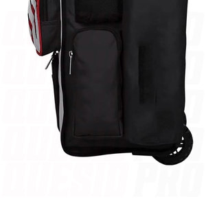 Sac à dos de baseball à roulettes avec design brodé, grande capacité, pour équipement de baseball et softball, avec porte-bâtons et compartiment à chaussures - Product Image 3