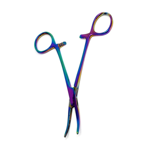 2026 OEM ODM Paquete de 10 Pinzas Hemostáticas de Mosquito de 5 Pulgadas con Bloqueo, 5 Curvas y 5 Rectas, Instrumento Manual de Acero Inoxidable - Product Image 6