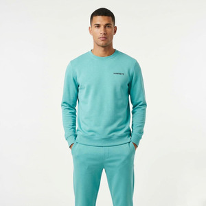 Conjunto Deportivo Hawk Eye para Hombre, Sudadera con Capucha y Botones, Pantalones de Felpa Delgada, Transpirable, Antibacterial, Poliéster/Algodón - Product Image 1