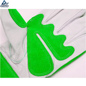 Guantes de Soldadura de Cuero Vacuno de Primera Calidad, Guantes de Soldador de Cuero Suave Antidesgaste, Guantes de Seguridad para Trabajo Industrial, Protección para las Manos - Product Image 3
