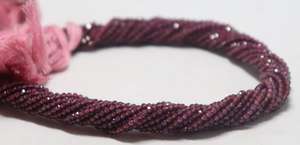 ลูกปัดโรโดไลต์การ์เนตทรงรอนเดลเหลี่ยมเล็กขนาด 2.5 มม. ของ AAA Natural สำหรับทำเครื่องประดับ - Product Image 4