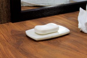 Porte-savon élégant en marbre pour salle de bain, accessoires de bain de luxe - Product Image 5