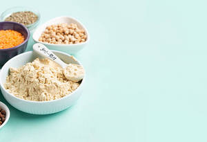 Poudre de protéines isolées de pois chiches naturelle pour une nutrition végétalienne riche en protéines, les aliments sportifs et les produits de bien-être - Product Image 3