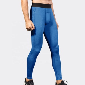 Ensemble de vêtements de sport pour hommes, 2 pièces, chemises de compression à manches longues et leggings longs jusqu'aux chevilles, pour la salle de sport, la remise en forme et l'entraînement, ensemble Rah Guard et leggings pour hommes - Product Image 4